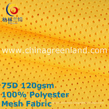 Mesh 100%Polyester Knitted Fabric for Garment Shirt (GLLML390)
